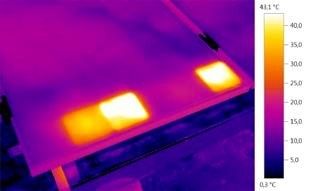 inspeccion termografica en paneles solares