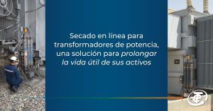 Secado en línea para transformadores de potencia, una solución para prolongar la vida útil de sus activos